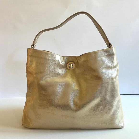 RARE KATE SPADE Gold Shimmer Shoulder Bag, Tote- CRAZY SALE PRICE, limited time - Picture 1 of 10